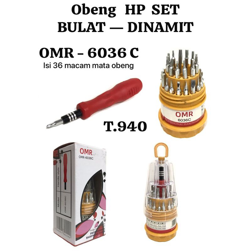 Drei Obeng Mini Set Tools Obeng HP