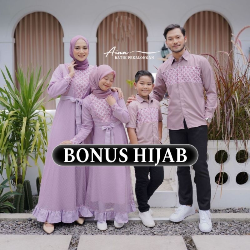 Gamis Ayuma Couple Baju Couple Pasangan Gamis Pasangan Modern Baju Batik Couple Sarimbit Keluarga Te