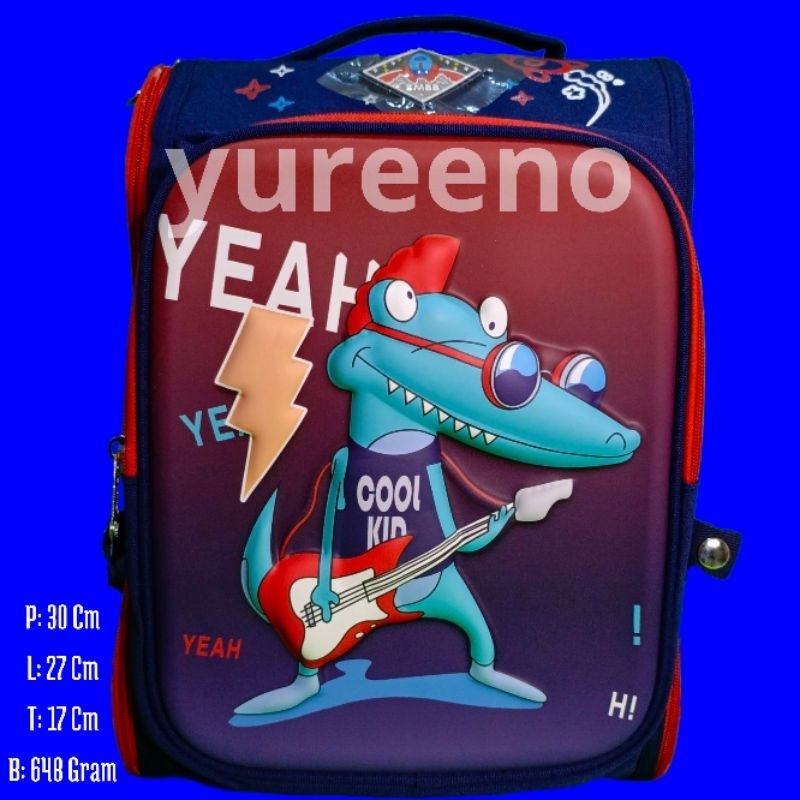 Tas Ransel Anak Motif Crocodile Rock