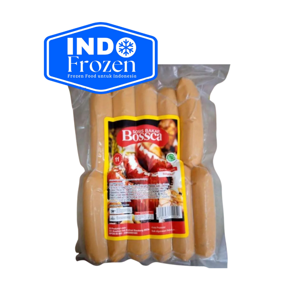 

BOSSCA SOSIS BAKAR 600GR SOSIS ISI 11+1/SOSIS BAKAR ENAK