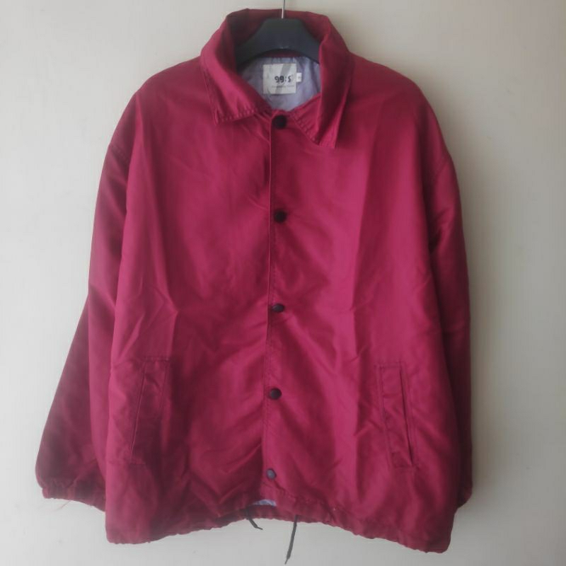 COACH JACKET 99'S RED POLYESTER