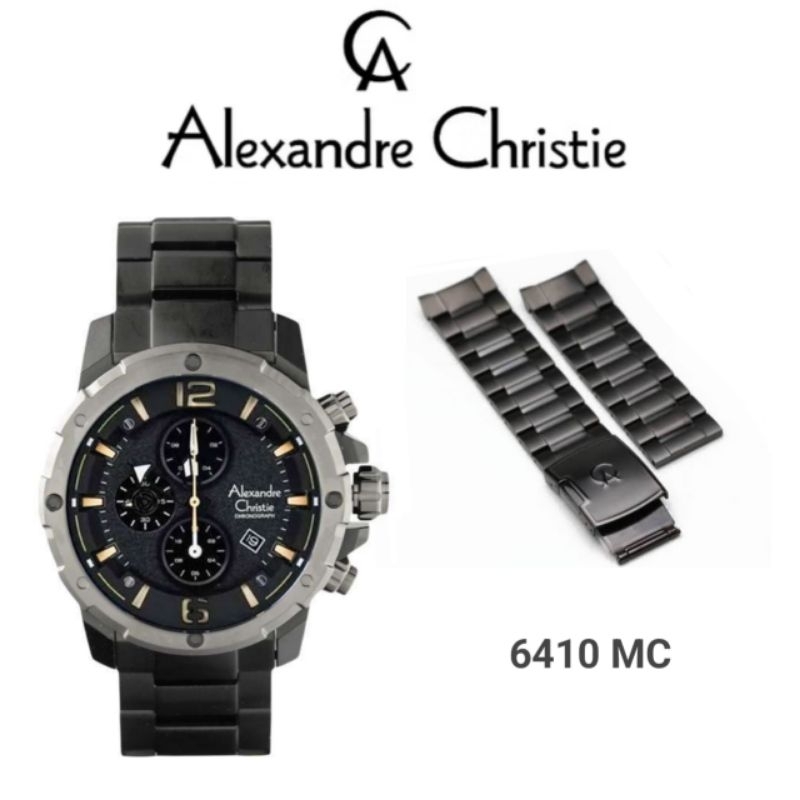 Tali Rantai Jam Tangan Alexandre Christie type AC 6410 MC Original
