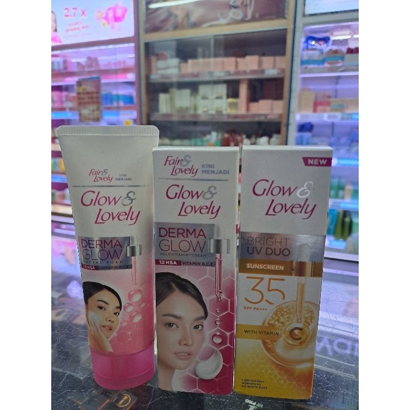 Paket Glow & Lovely + Sunscreen
