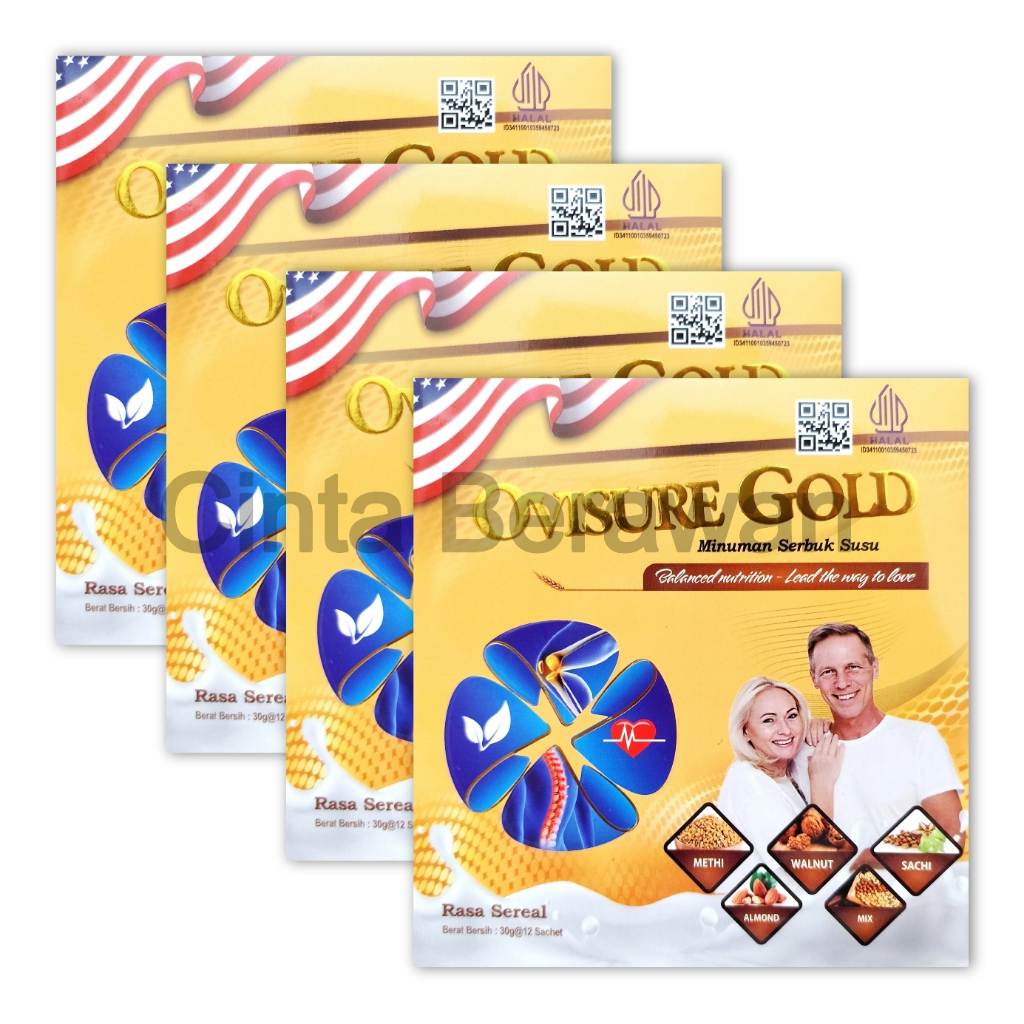 

4 Box Ovisure Gold Original Susu Untuk Kesehatan Tulang Dan Sendi Asli USA