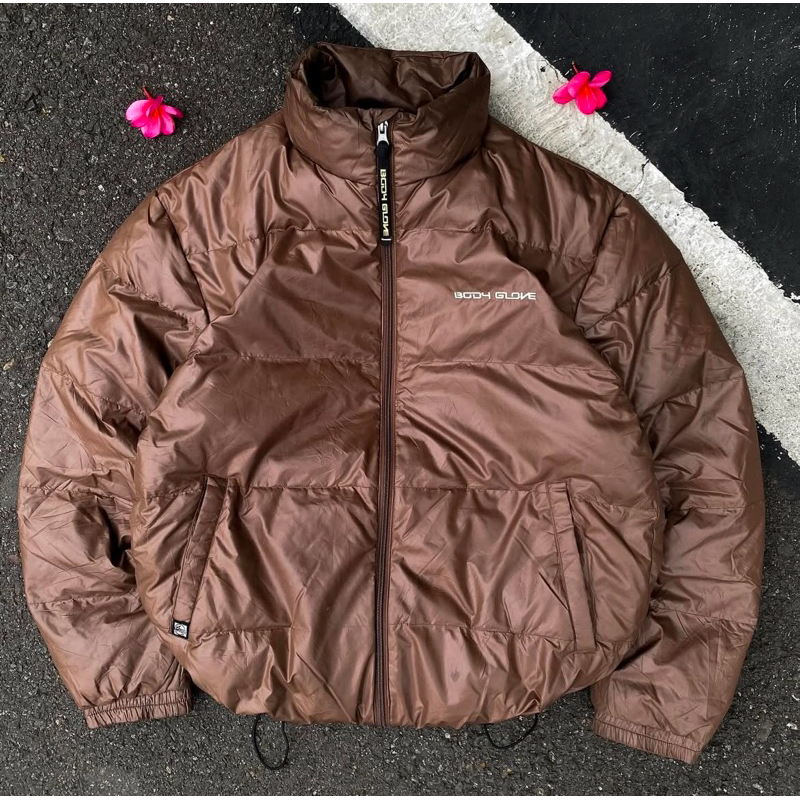 Jaket Puffer Body Glove Bulu Angsa Original Second