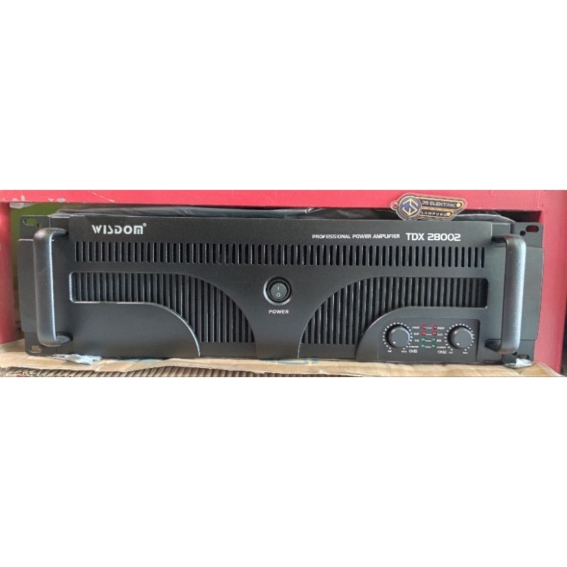 Power Amplifier Wisdom TDX 28002 / Power wisdom 2 channel