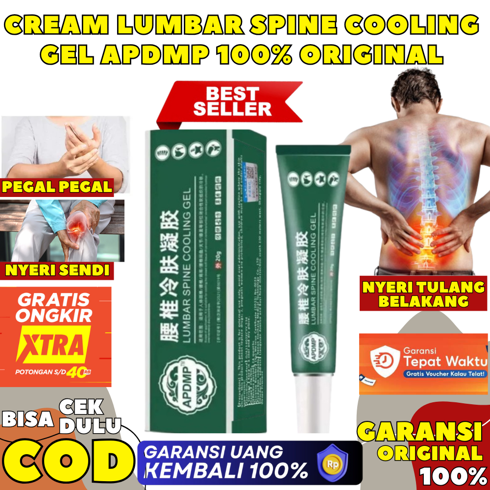 Obat Cream Sakit Pinggang dan Nyeri Otot Punggung / Salep Lumbar Pereda Sakit Pinggang Nyeri Otot da