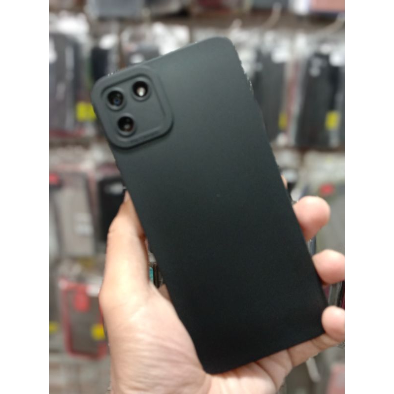 kesing hp polos hitam realmi C11 black edition