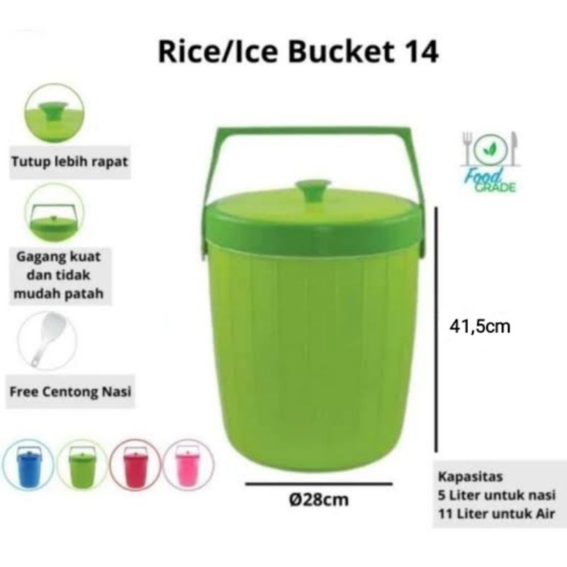 

Rice/ice bucket GLOBAL EAGLE RIBR-14