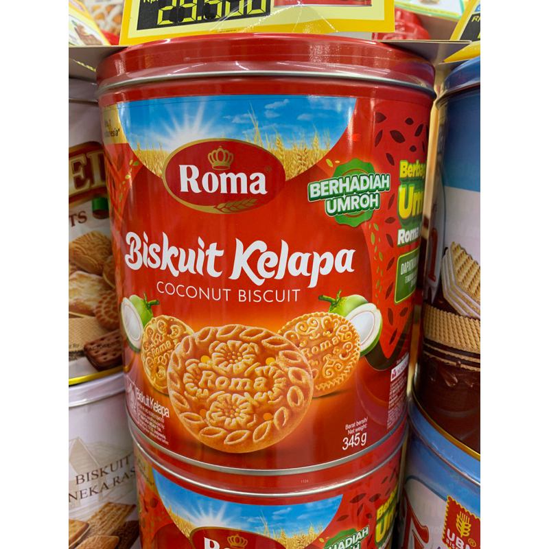 

BISKUIT ROMA KELAPA 345GR