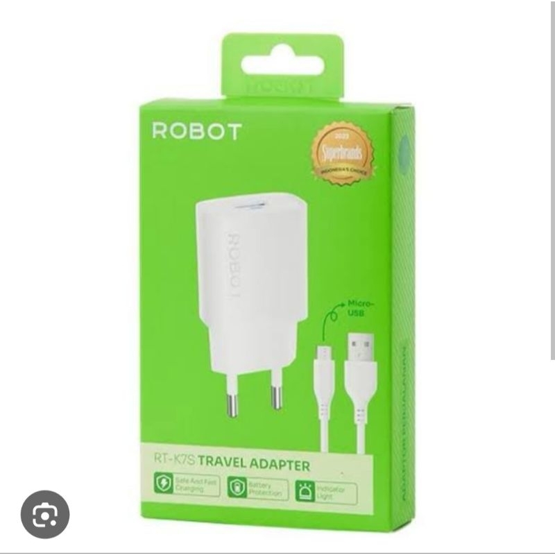 Travel Charger Cas Charger Robot K7S RT-K7S Charger Micro USB
