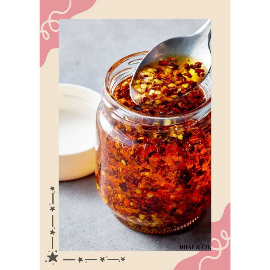 

CHIILLI OIL PREMIUM / MINYAK CABAI PEDAS / SAUS CABAI / CHILLI OIL 500ML - PEDAS GURIH MENGGUGAH SELERA!