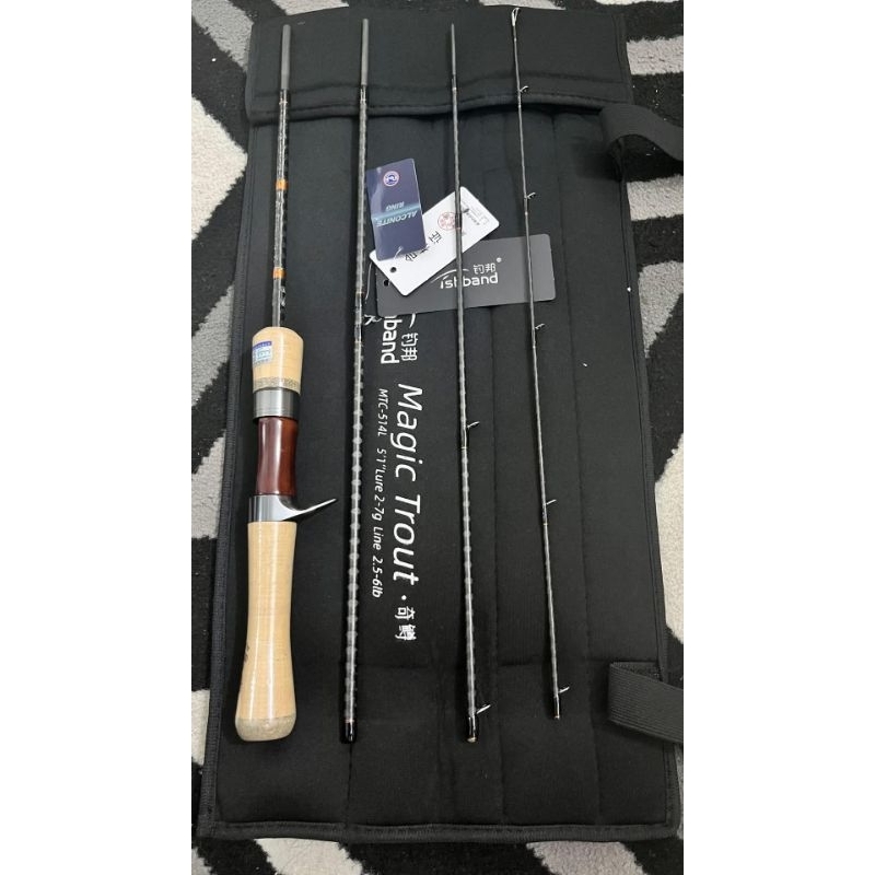Joran Stream Travel Rod FishBand MagicTrout MTC514L & Smart Trouth