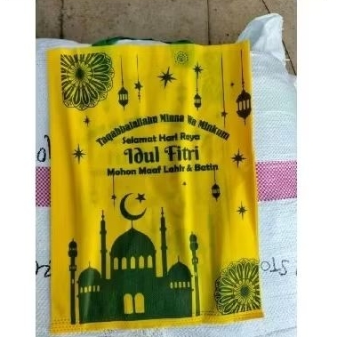 

TAS SOUVENIR JUMBO TOTEBAG UK 30x40 KANTONG IDUL FITRI LEBARAN RAMADAN