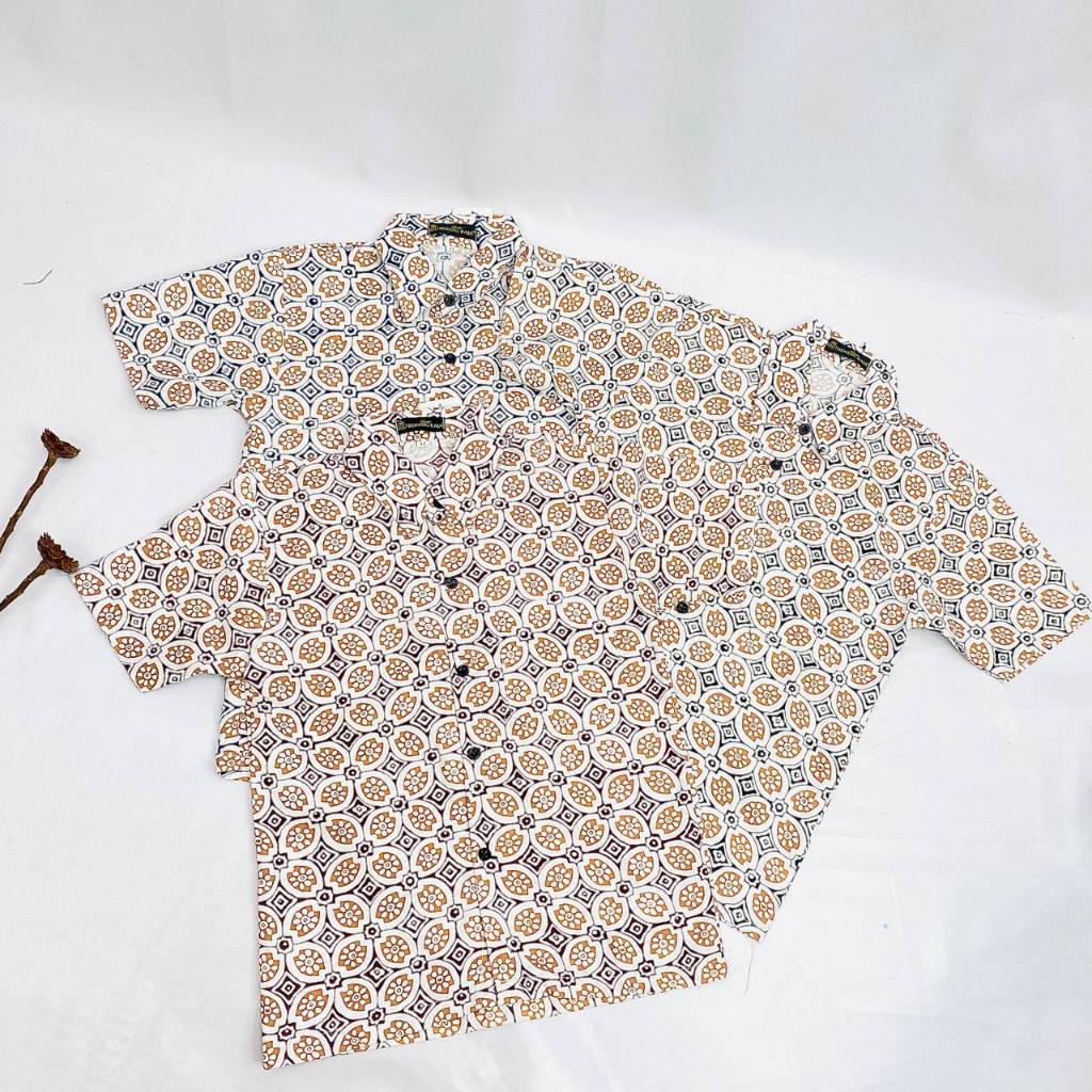 Benang Raja Hem Anak Batik Kawung