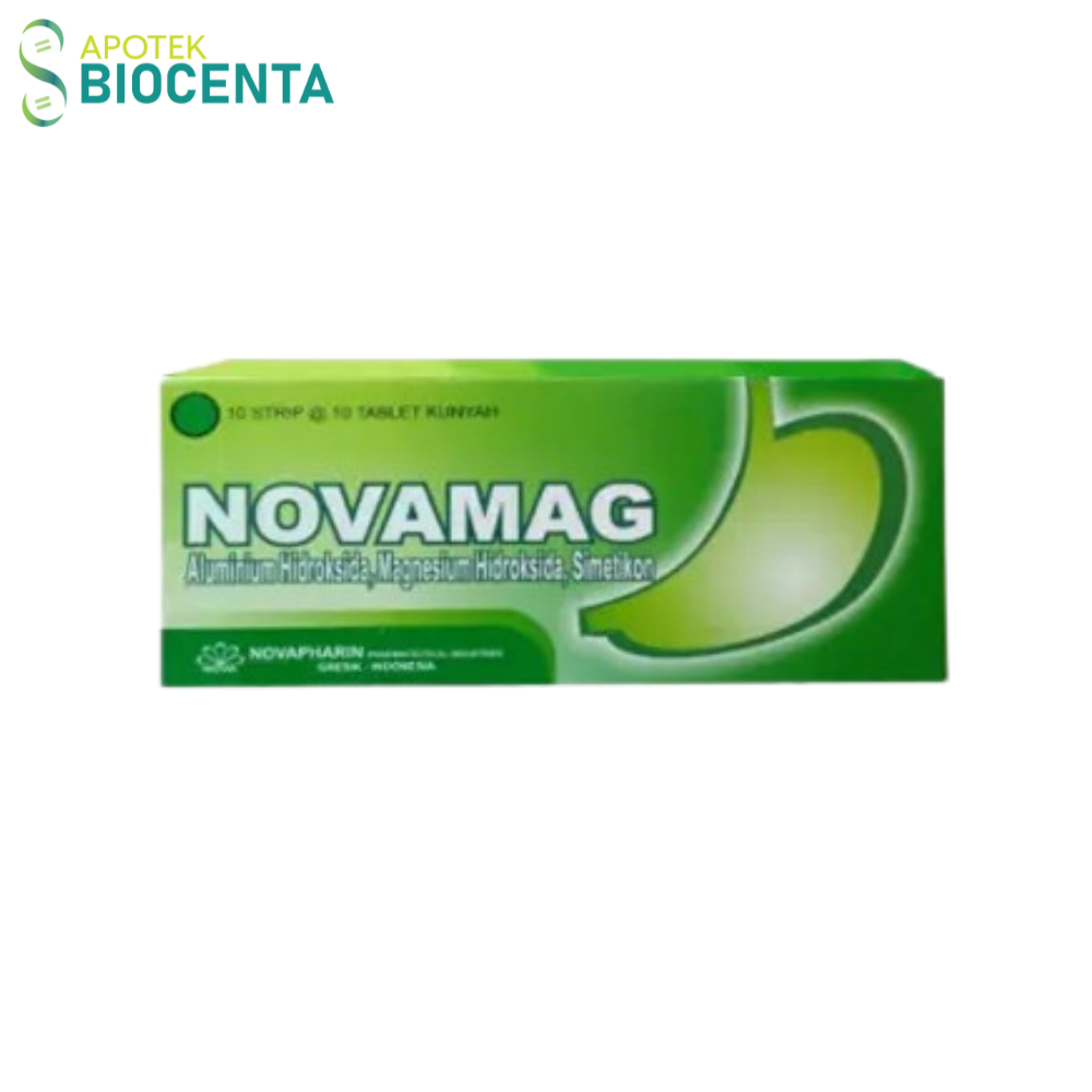 Novamag 1 Box Isi 100 Tablet - Obat Maag