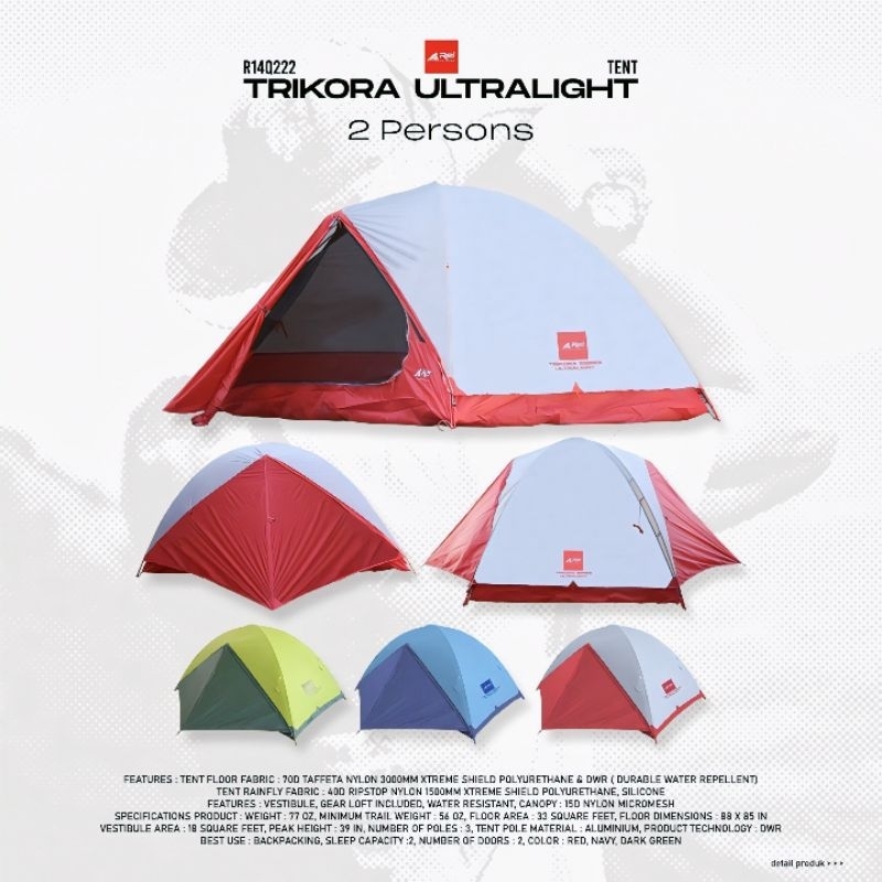 Tenda Arei ultralight Trikora 2P