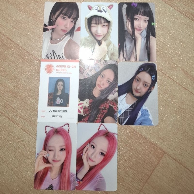 PC Photocard H1-KEY Seoi Riina Hwiseo EL7ZUP seasons greeting sg 2024 rose blossom seoul dreaming lo
