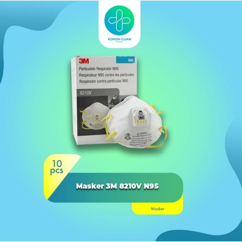 Masker 3M 8210V N95 isi 10