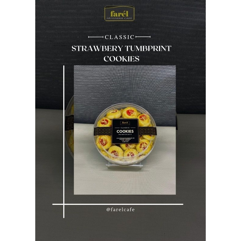 

Strawberry Tumbprint Cookies by Farel Pattiserie | Kue Kering Strawberry Tumbprint 338gr