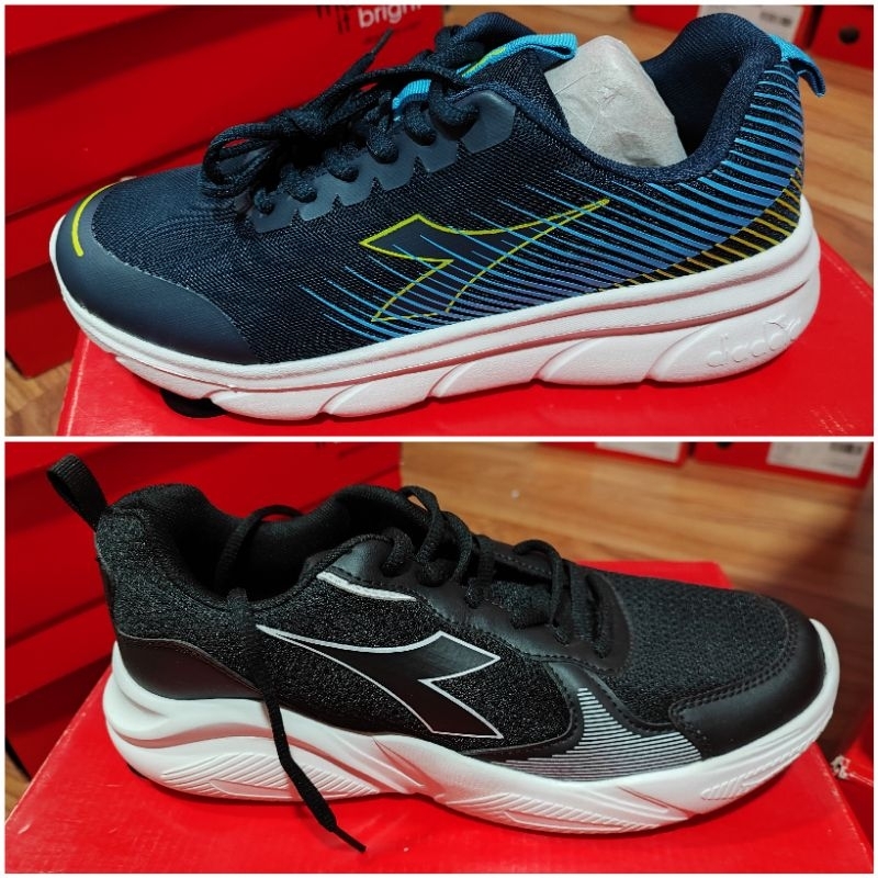 Sepatu Pria Diadora Esco Black(Hitam) & Esperia(Navy) - ORI COUNTER