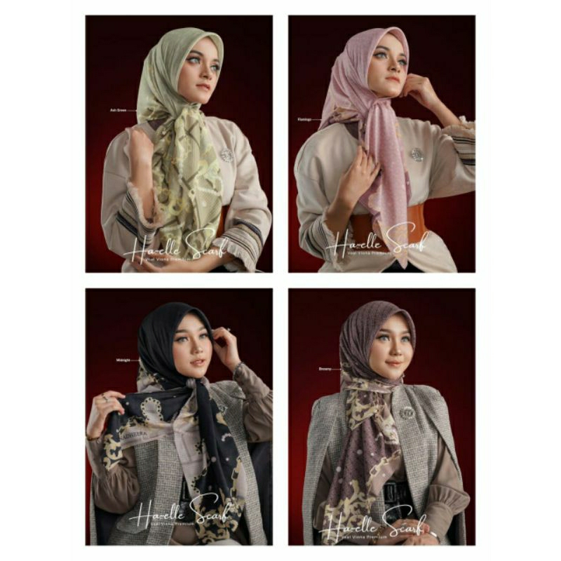 Hazelle Scarf || Hijab Motif || Hijab Premium || Hijab Nadheera