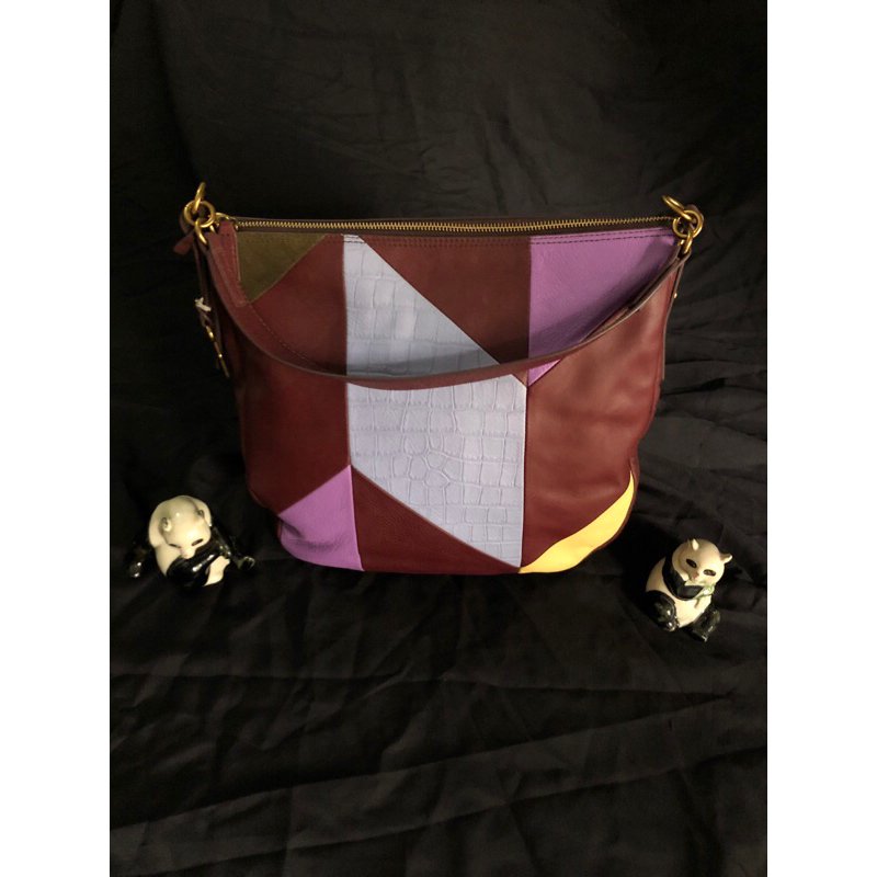 PRELOVED FOSSIL Jolie Hobo Patchwork