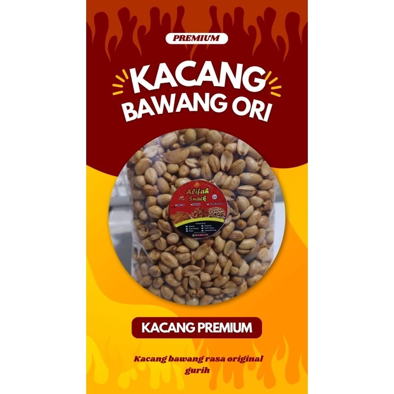 

[PREMIUM] KACANG BAWANG RENYAH, GURIH, LEZAT || Cemilan lezat kacang bawang kwalitas premium