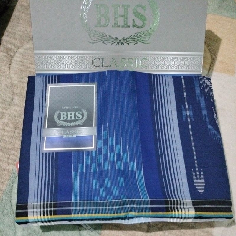 BHS classic silver new sarung tenun