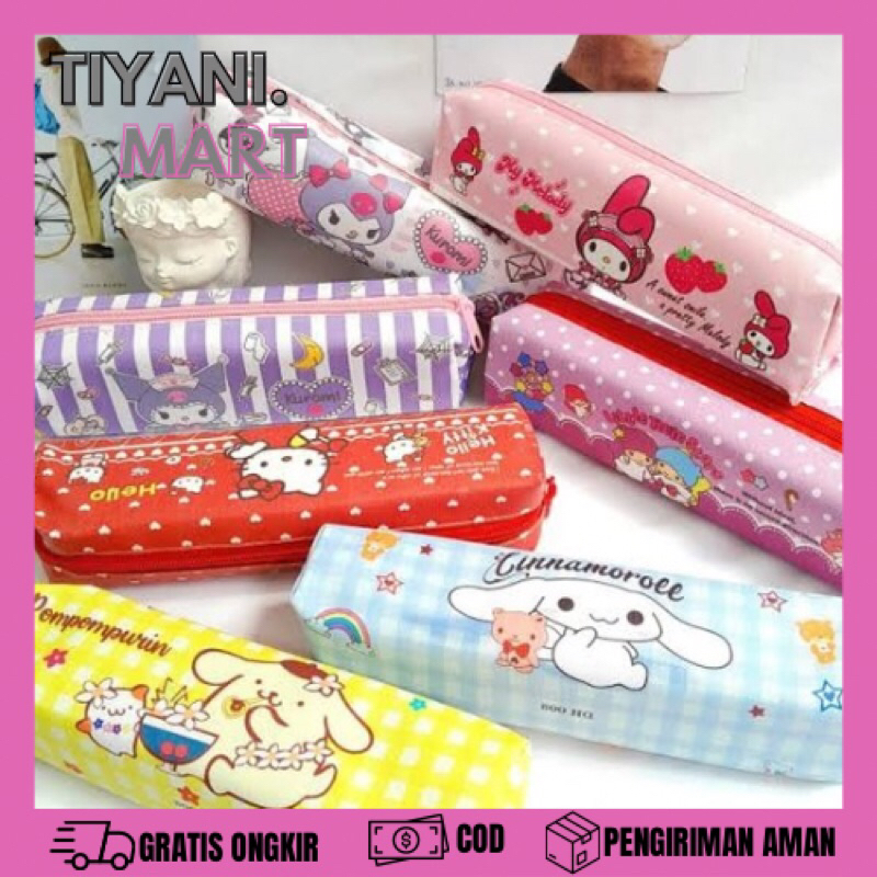 

KOTAK PENSIL PERSEGI PANJANG SANRIO V2 KP-1150 TEPAK PENSIL CASE TERMURAH COD KADO UNIK