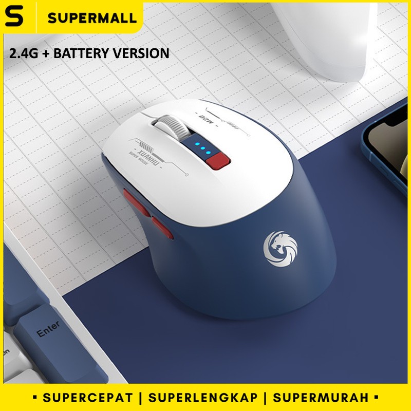 Mouse Wireless Timeless Aesthetic High Quality Original Office Rekomended Nyaman Komputer Bagus Port