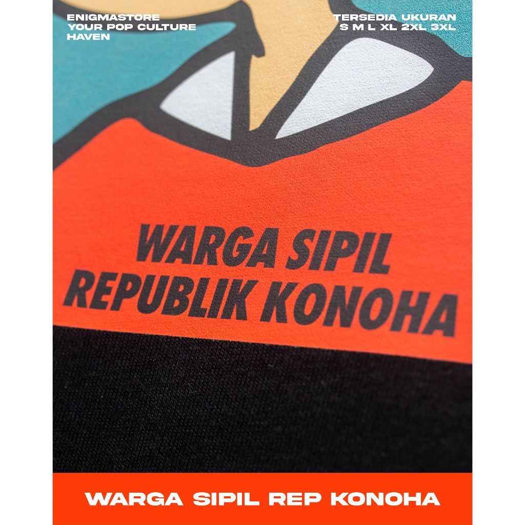 KAOS KOBO CHAN WARGA SIPIL REPUBIK KONOHA