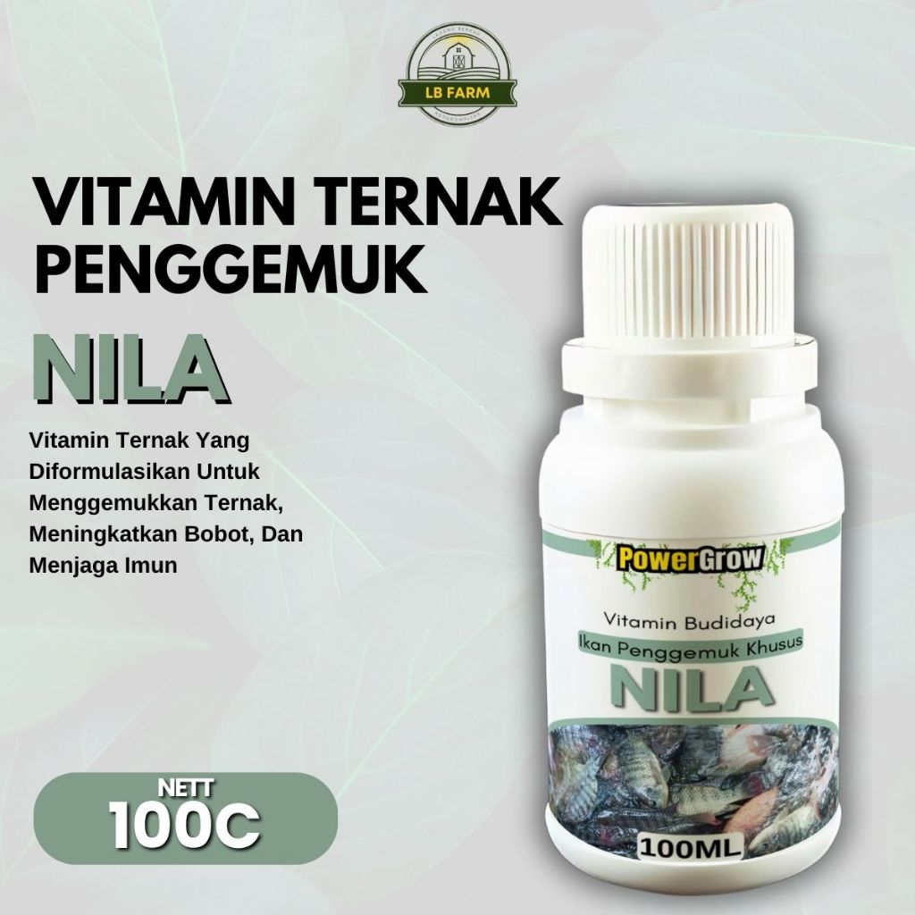 Vitamin Ikan NIla Vitamin Booster IKan NIla Percepat Pertumbuhan Ikan Vitamin Penambah Nafsu Makan