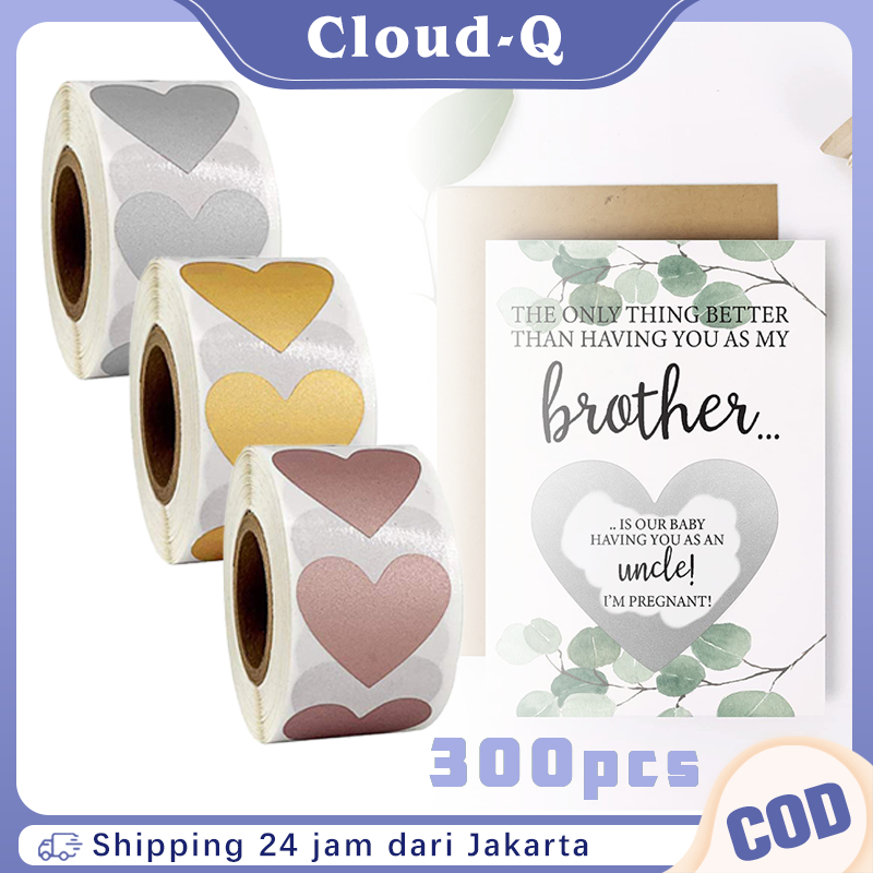 

Scratch Stiker Scratch Off Pin Label Sticker 300pcs Stiker Kejutan Sticker Gosok Voucher