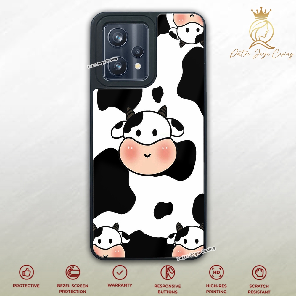 Case REALME 9 / 9 PRO PLUS PRO PLUS  Terbaru Motif Anime Cow Cute Terbaru - Softcase REALME 9 - 9 PR