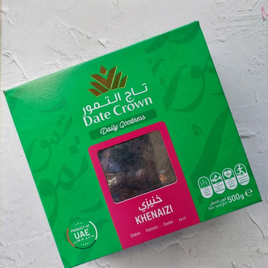 

Kurma Date Crown Premium Khenaizi 500 Gram