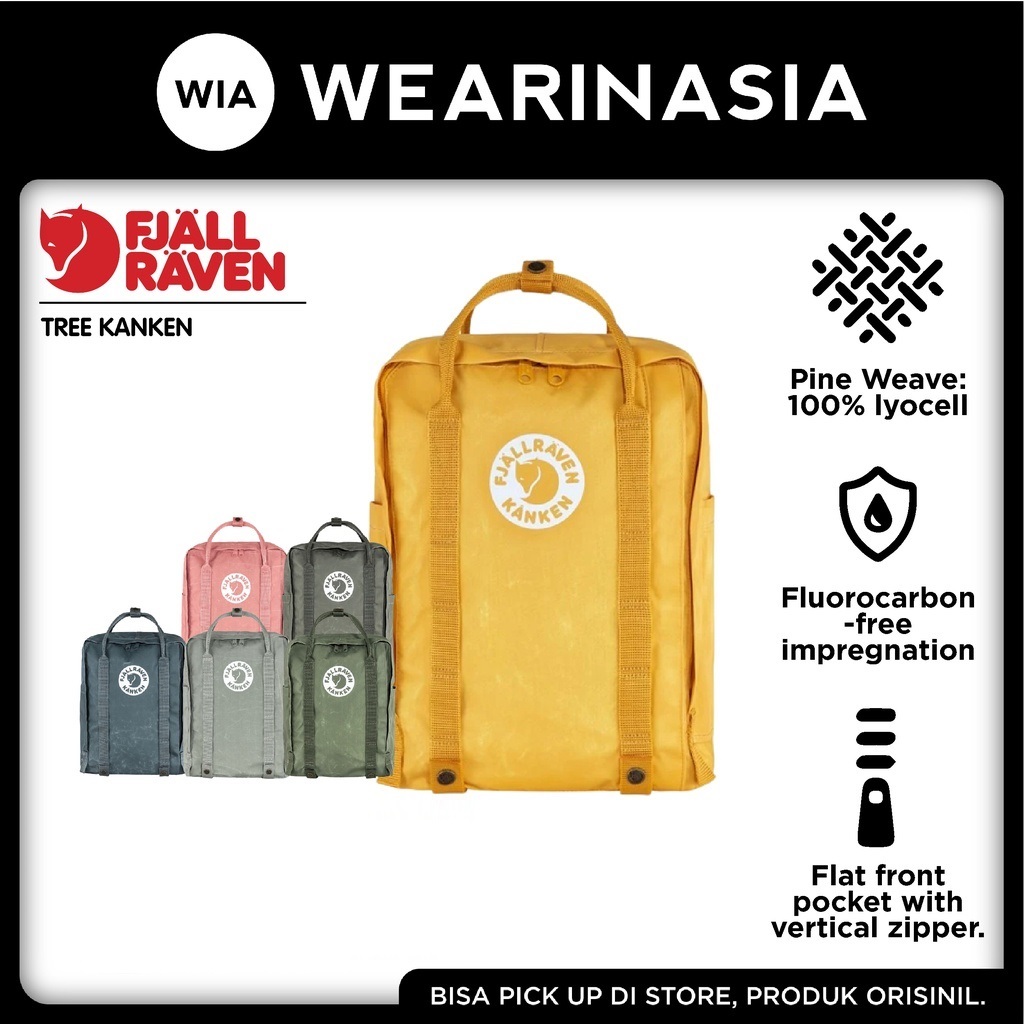 Fjallraven Tree-Kanken Tas Ransel / Tas Backpack Pria Wanita Original