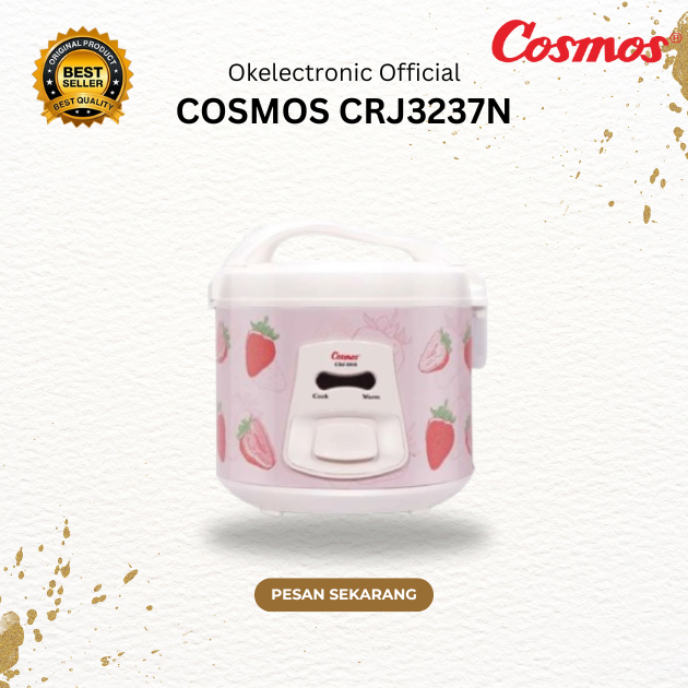 RICE COOKER COSMOS NON STICK CRJ3302S 1.8L/CRJ-3302S/CRJ-3302-S/CRJ 3302S/COSMOS ORIGINAL BERGARANSI