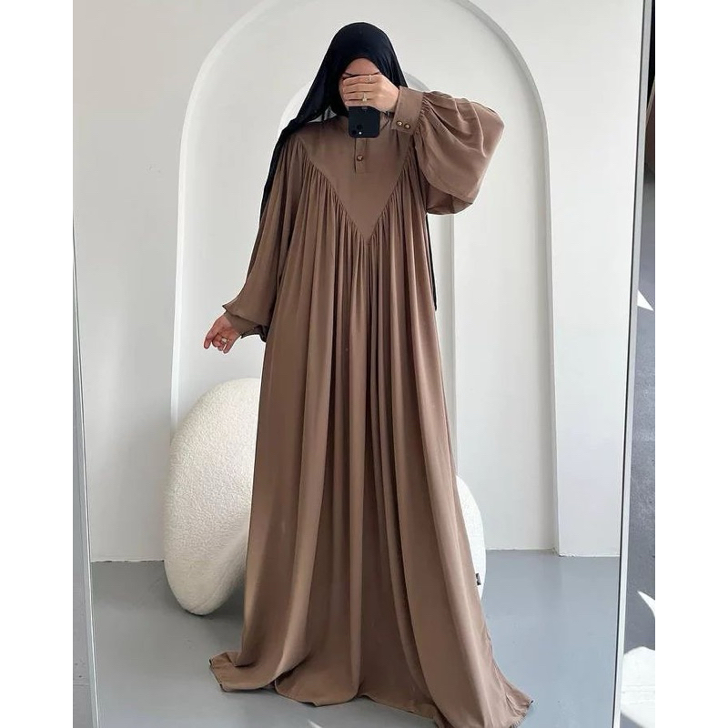 𝐍𝐔𝐙𝐀𝐒𝐓𝐘𝐋𝐄 homedress maxi katun rayon twill original