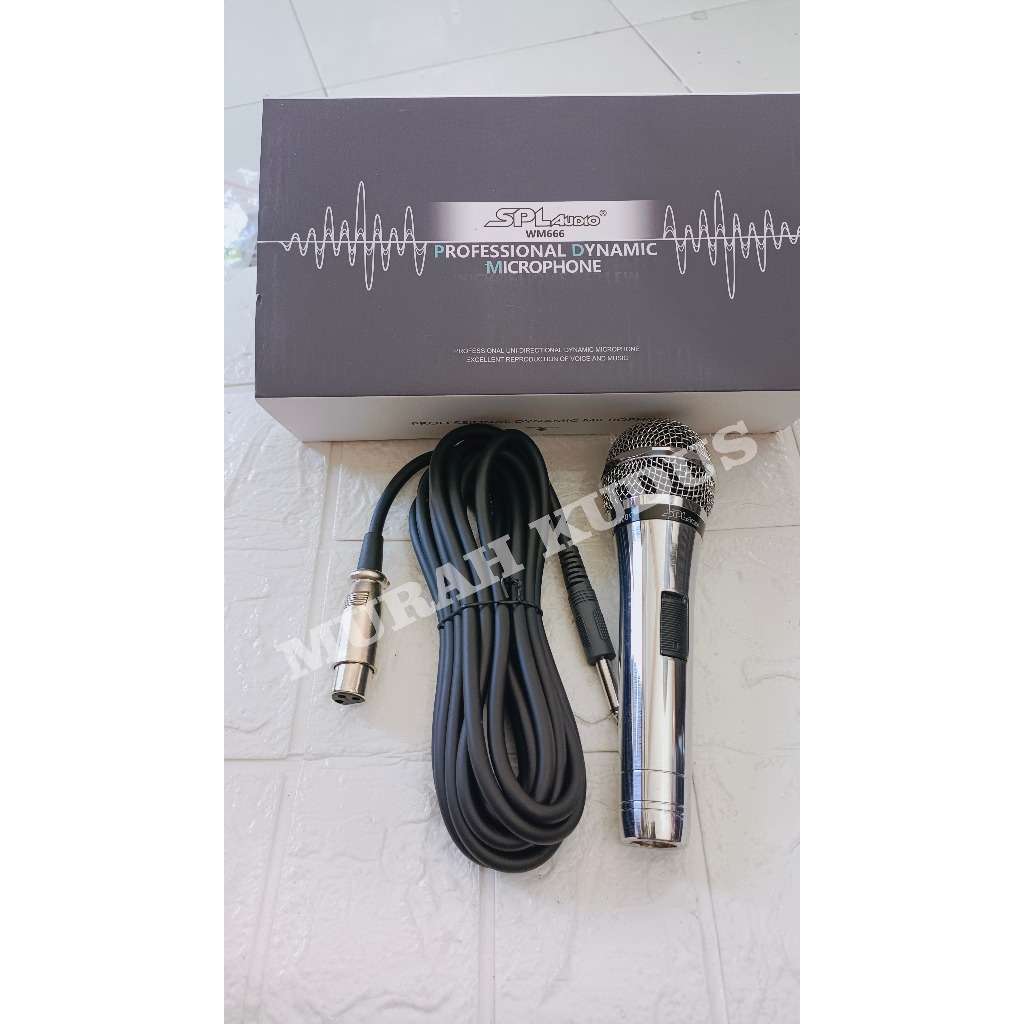 MIKROFON / MICROPHONE SPL WM-666 / PROFESIONAL DYNAMIC MICROPHONE