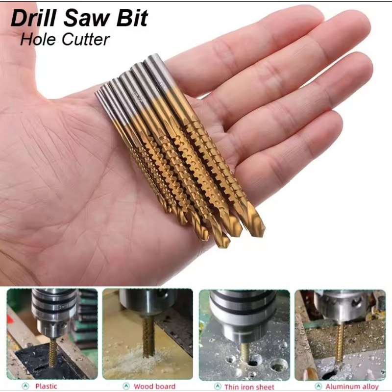 MATA BOR GERGAJI TITANIUM MULTIFUNGSI 6PCS