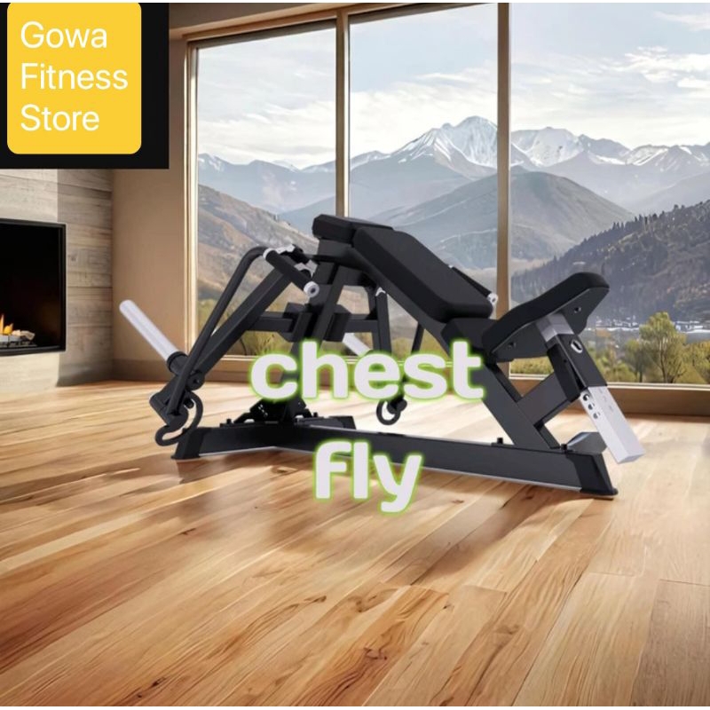 Machine Press Incline Fly Dhz A612 alat fitness gym dhz