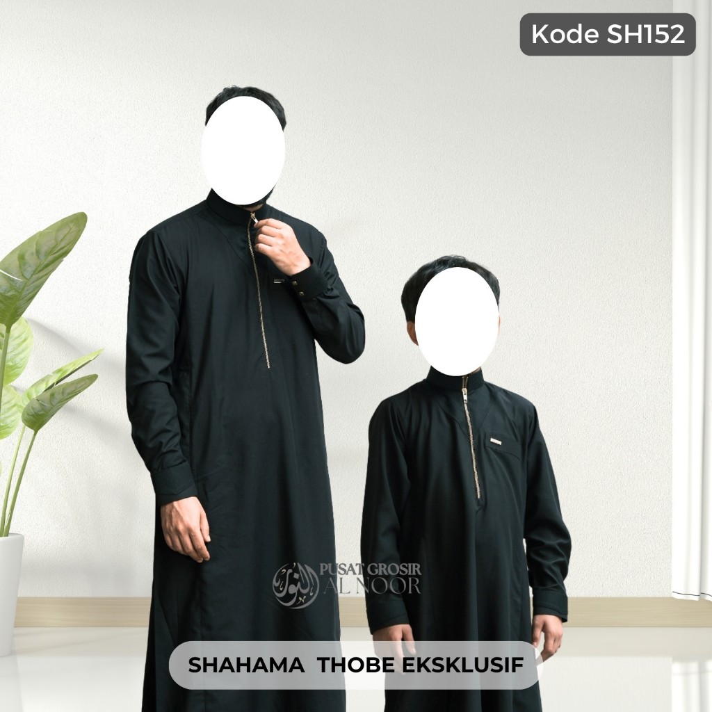 Jubah Pria | Gamis Pria | Shahama Thobe Eksklusif SH152 | Pusat Grosir Al Noor
