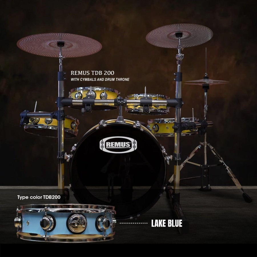 Drum Akustik Remus TDB200 / REMUS TD B200 / Drum Set Remus TDB200 Original