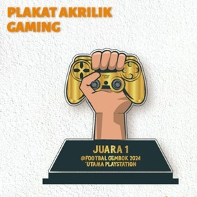 Plakat Gaming Piala Game Piala E Sport Piala PS Akrilk Custom
