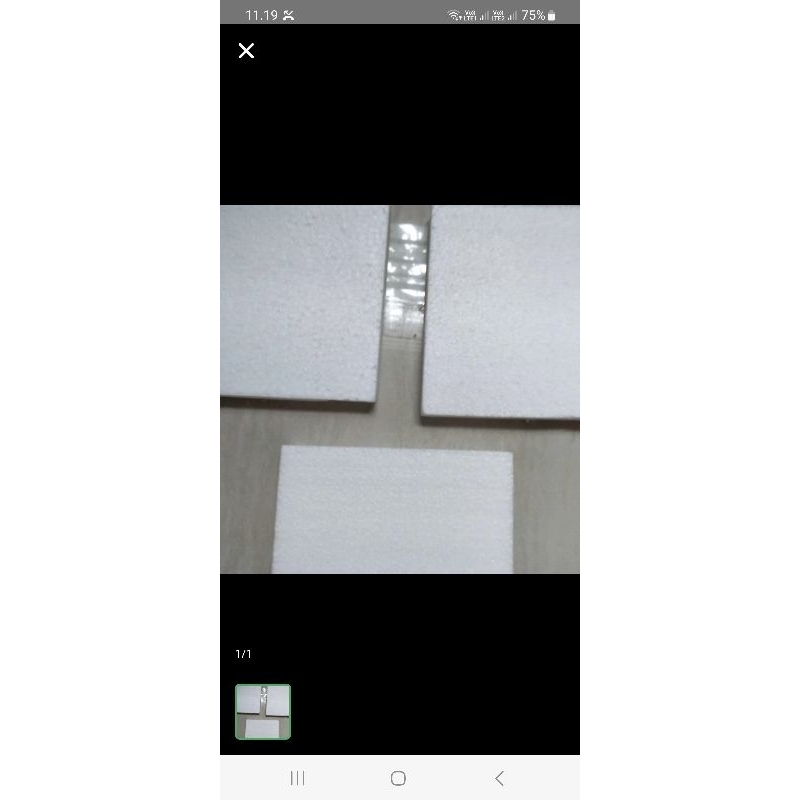 

44x32x1cm Papan Styrofoam, Styrofoam Lembaran