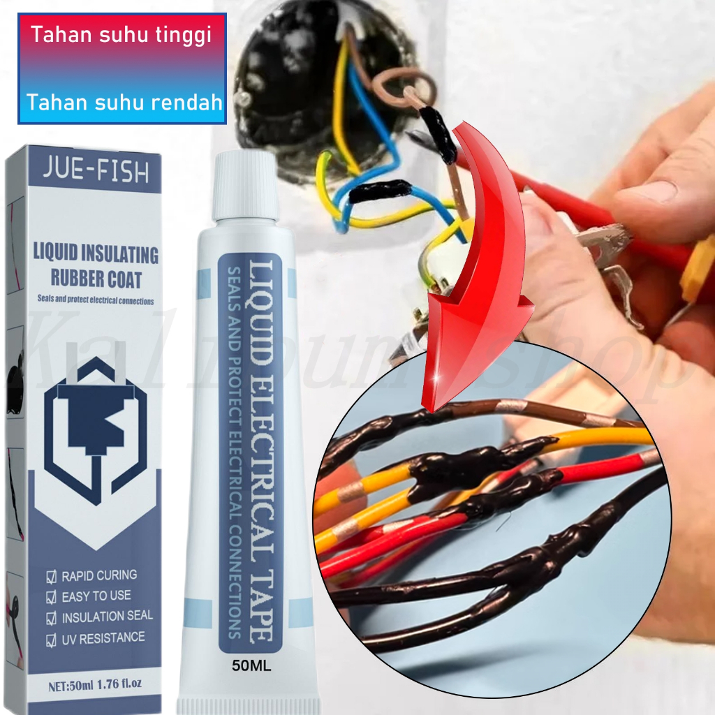 Liquid Insulating Lem kabel isolasi anti air Lem Pelindung listrik tahan panas lem cai Pita Isolasi 