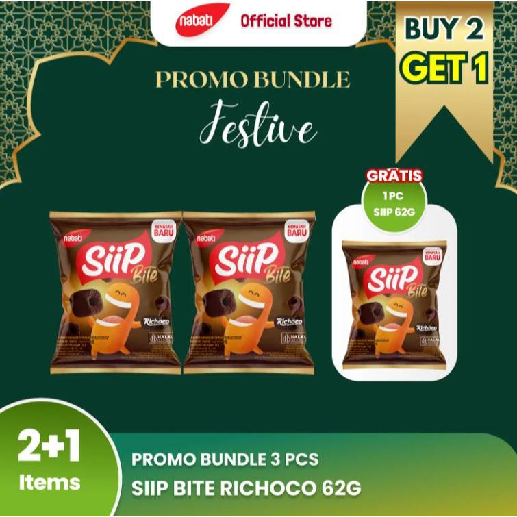 

[Bundle Pack Isi 3] SIIP Bites Richoco 62g