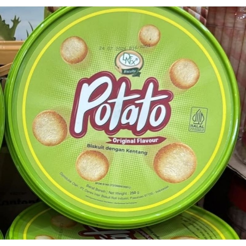 

Denex Potato biscuits bucket 250gr original flavour ii