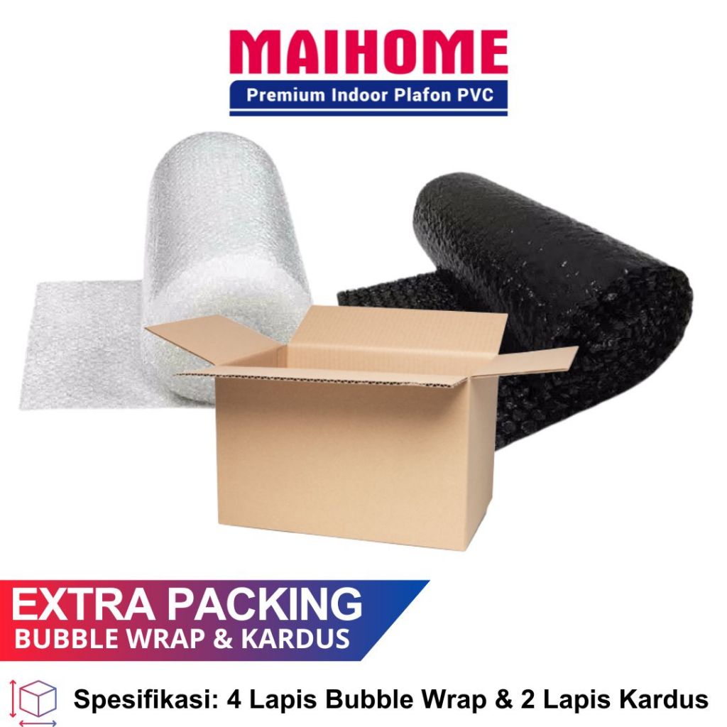 

EXTRA PACKING BUBBLE WRAP DAN KARDUS